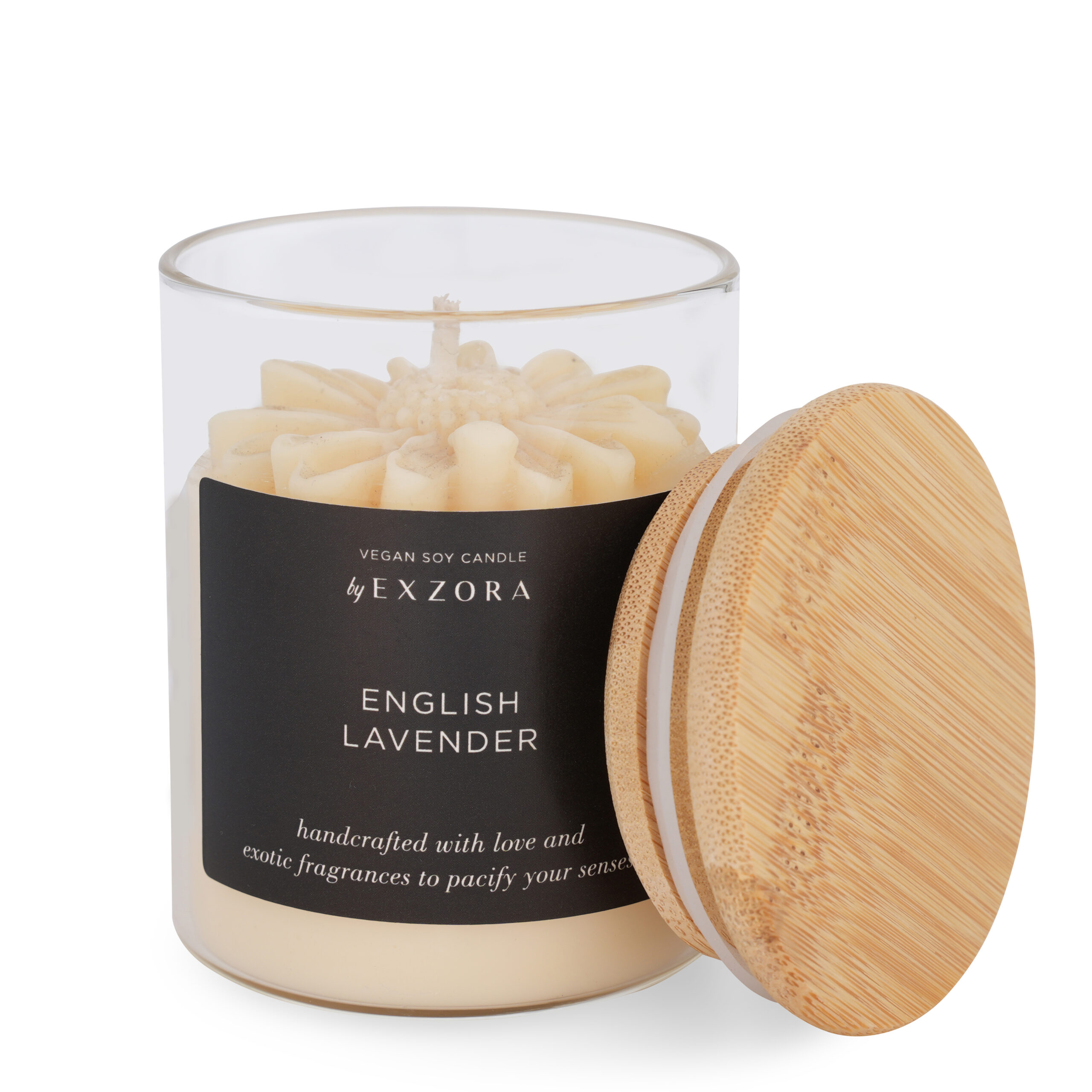 Luxurious English Lavender Soy Vegan Candle - Image 4
