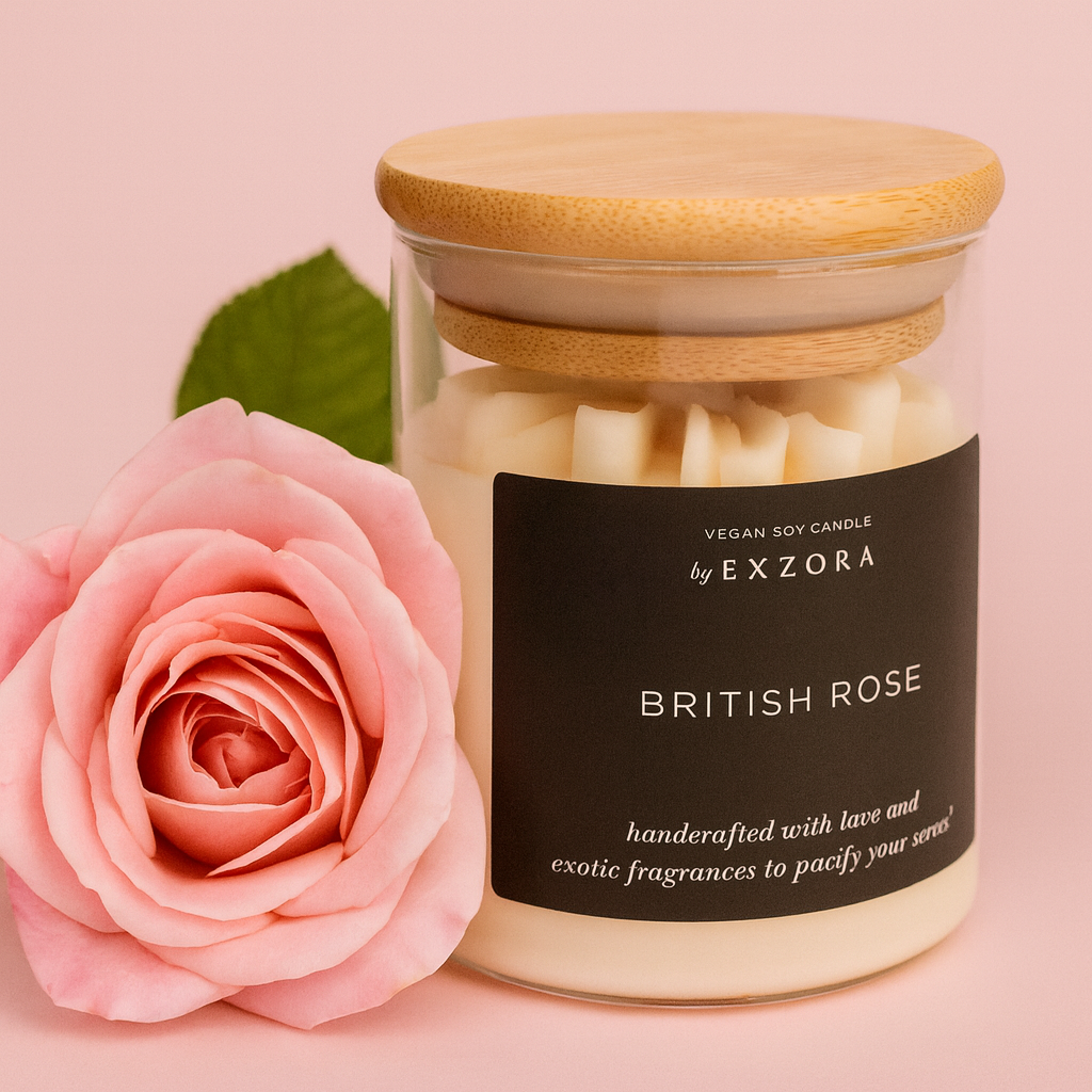 British Rose – Handcrafted Soy Candle