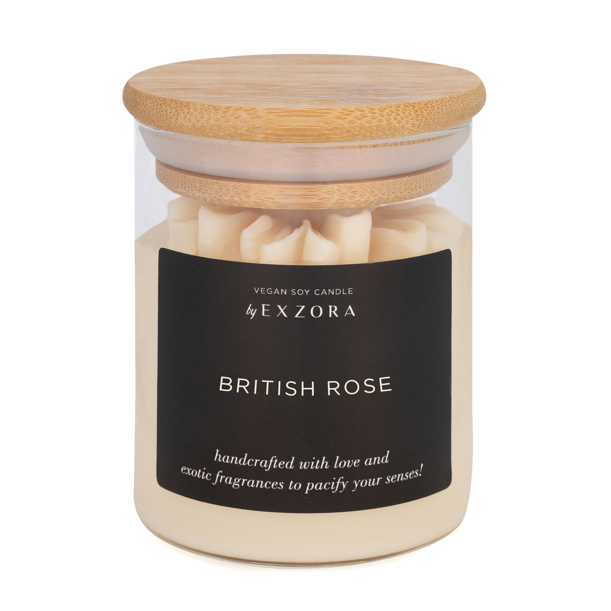 British Rose – Handcrafted Soy Candle - Image 4